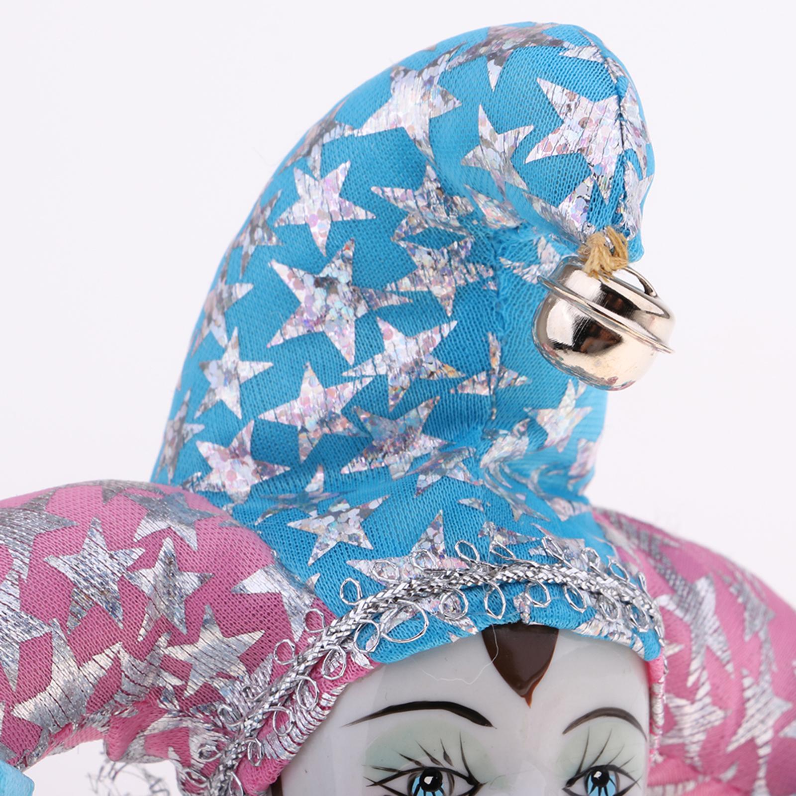 Vintage Collectible Clowns - Porcelanowe Lalki Kolekcjonerskie 20cm Ruchome Lalki