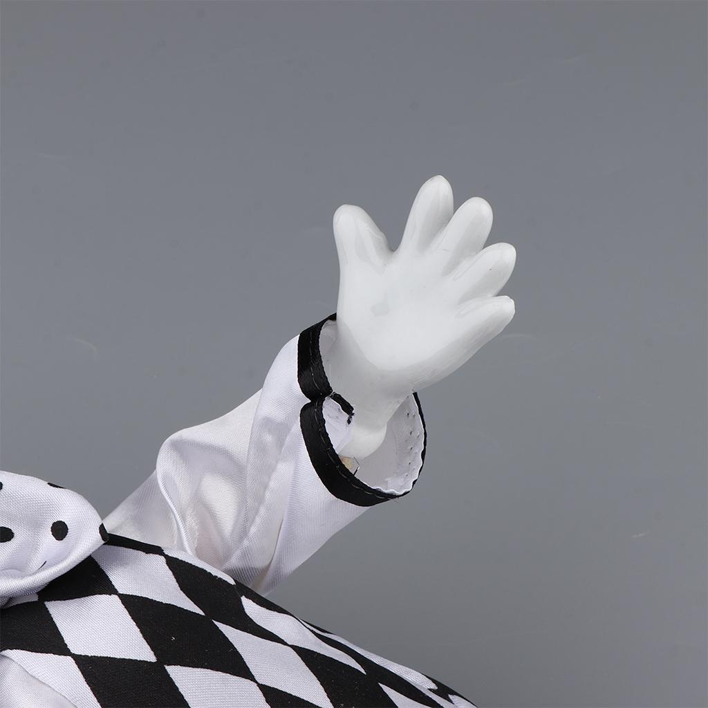 Vintage Collectible Clowns - Zabawna porcelanowa lalka klaun, vintage ceramiczna