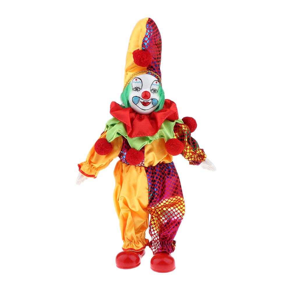 Vintage Collectible Clowns - Antyczne ceramiczne lalki-klauny, vintage porcelanowe figurki