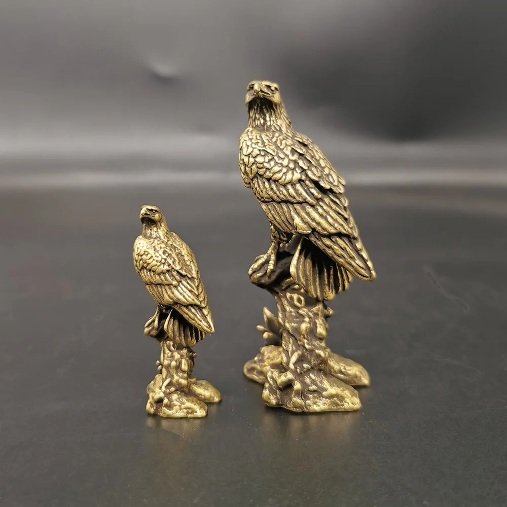 Vintage Collectible Dolls - Nowa mosiężna statuetka orła Vintage symulowana