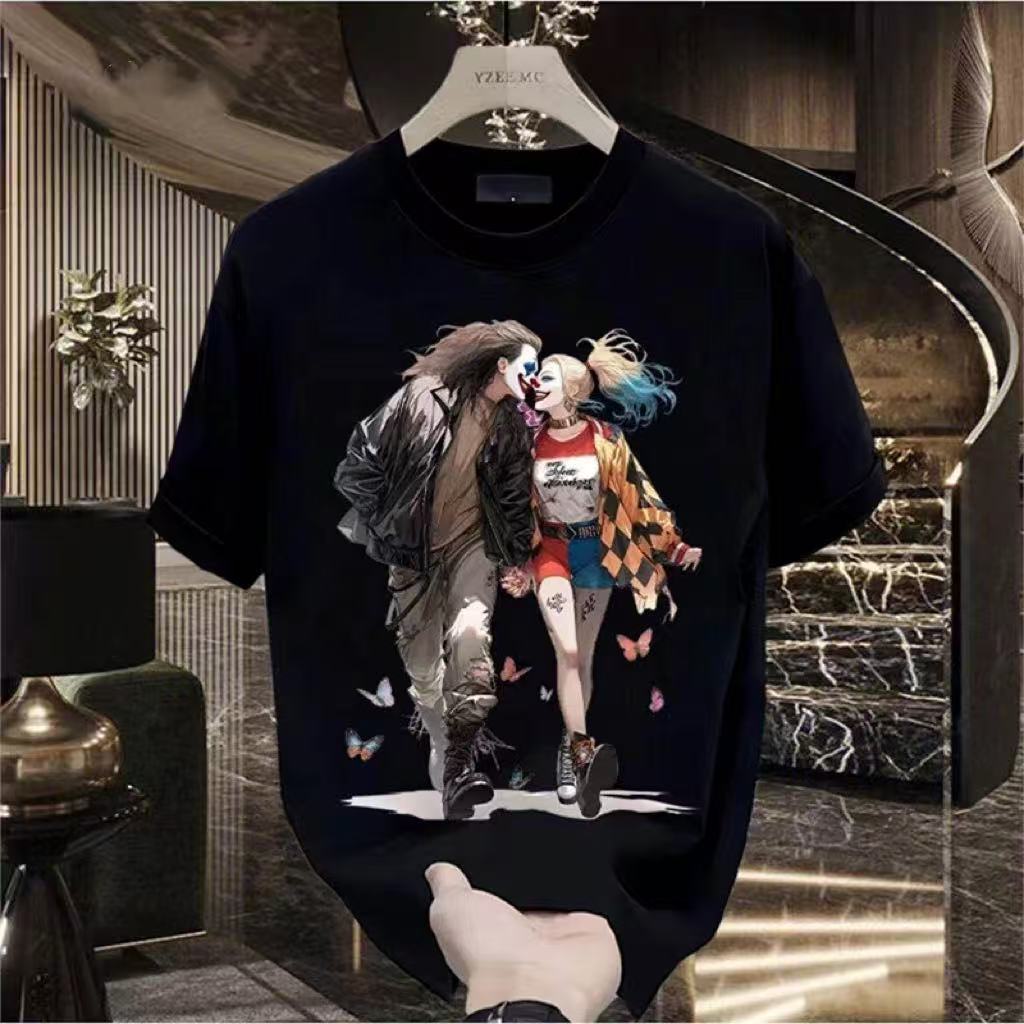 Vintage Collectible Clowns - Męska modna koszulka z bawełny z