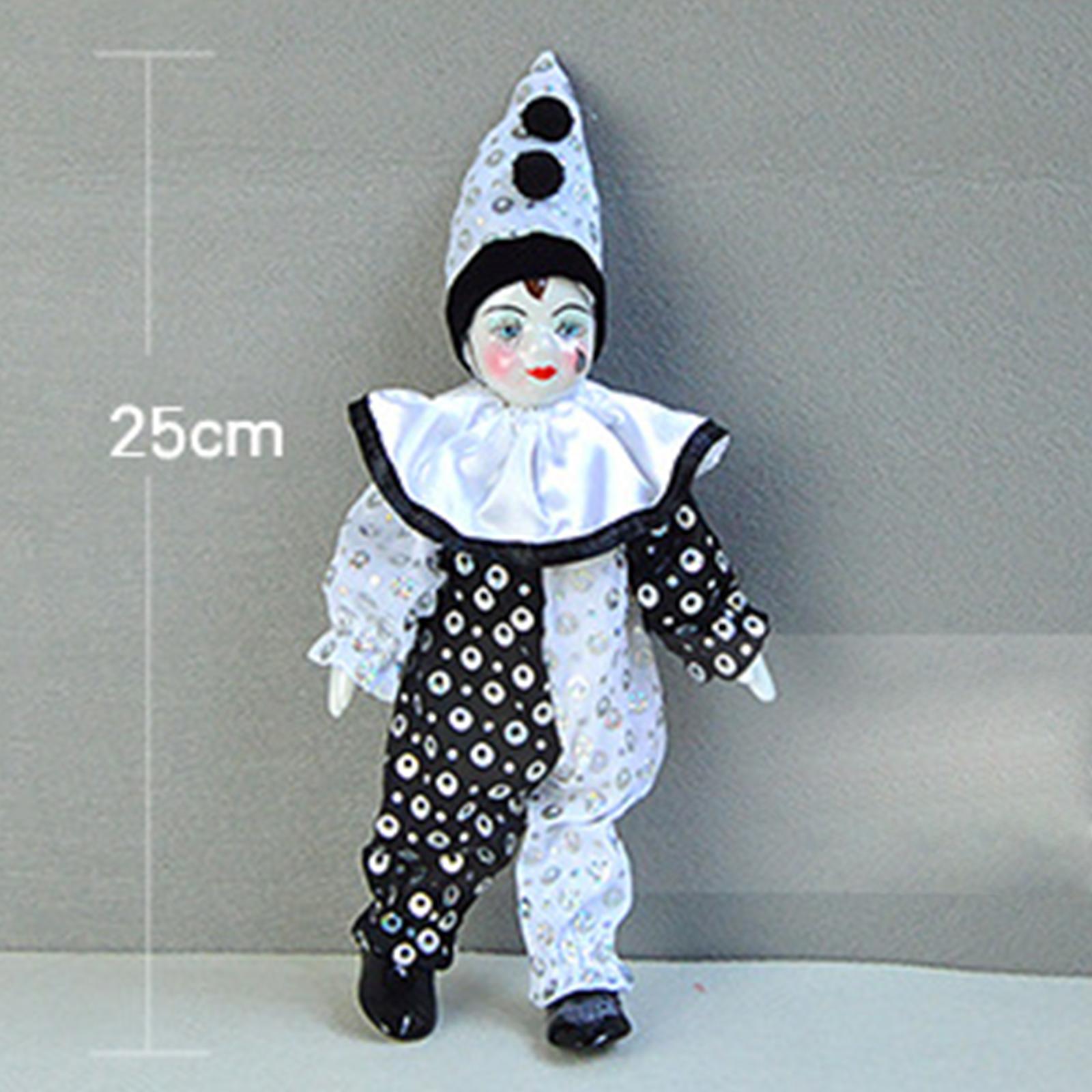 Vintage'owa lalka klaun, ozdob – Vintage Collectible Clowns recenzja i cena