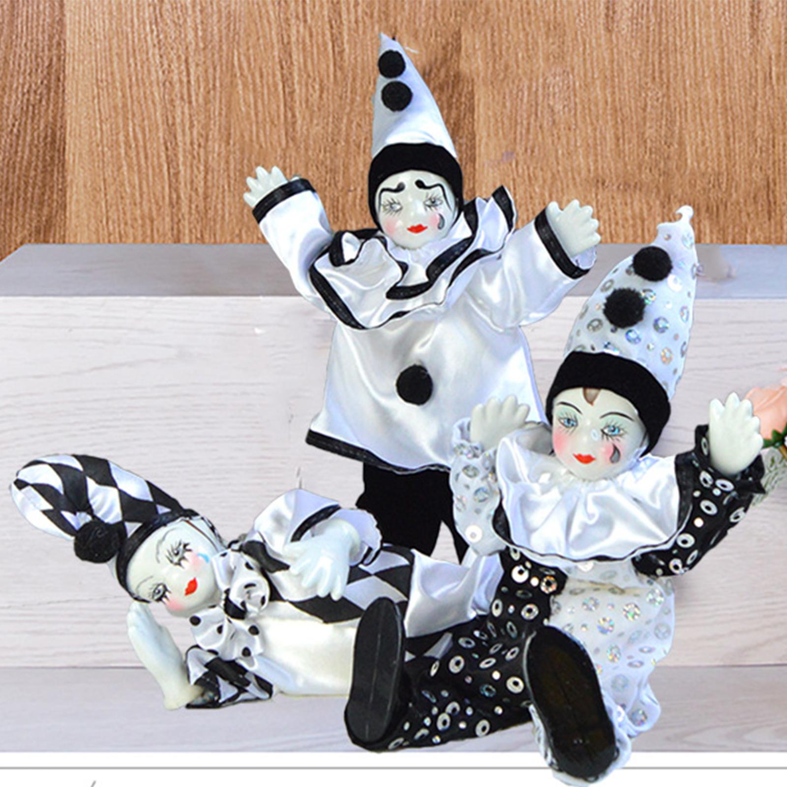 Vintage'owa lalka klaun, ozdob – Vintage Collectible Clowns recenzja i cena