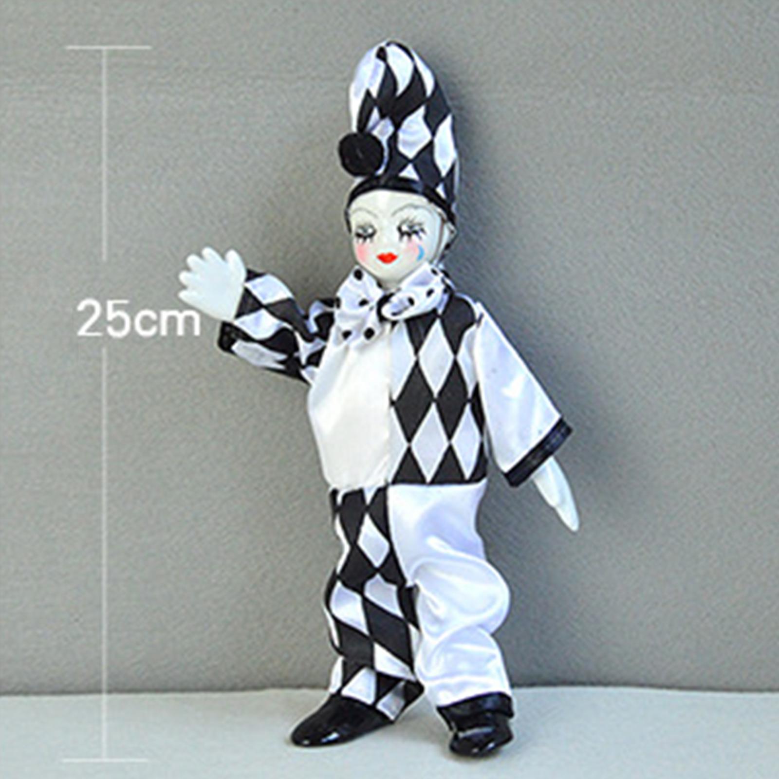 Vintage'owa lalka klaun, ozdob – Vintage Collectible Clowns recenzja i cena