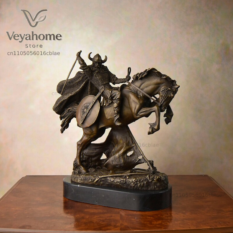 Brązowa Statua Średniowieczneg – Vintage Collectible Marbles recenzja i cena