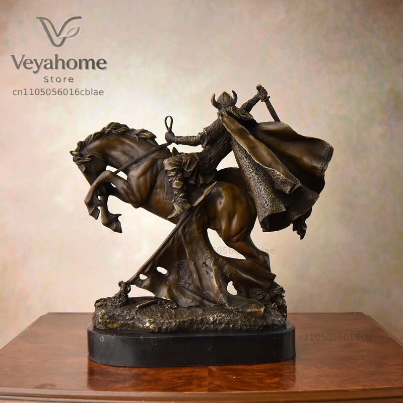 Brązowa Statua Średniowieczneg – Vintage Collectible Marbles recenzja i cena