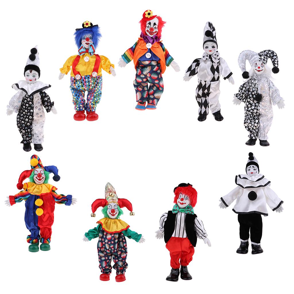 Ręcznie Robione Porcelanowe La – Vintage Collectible Clowns recenzja i cena