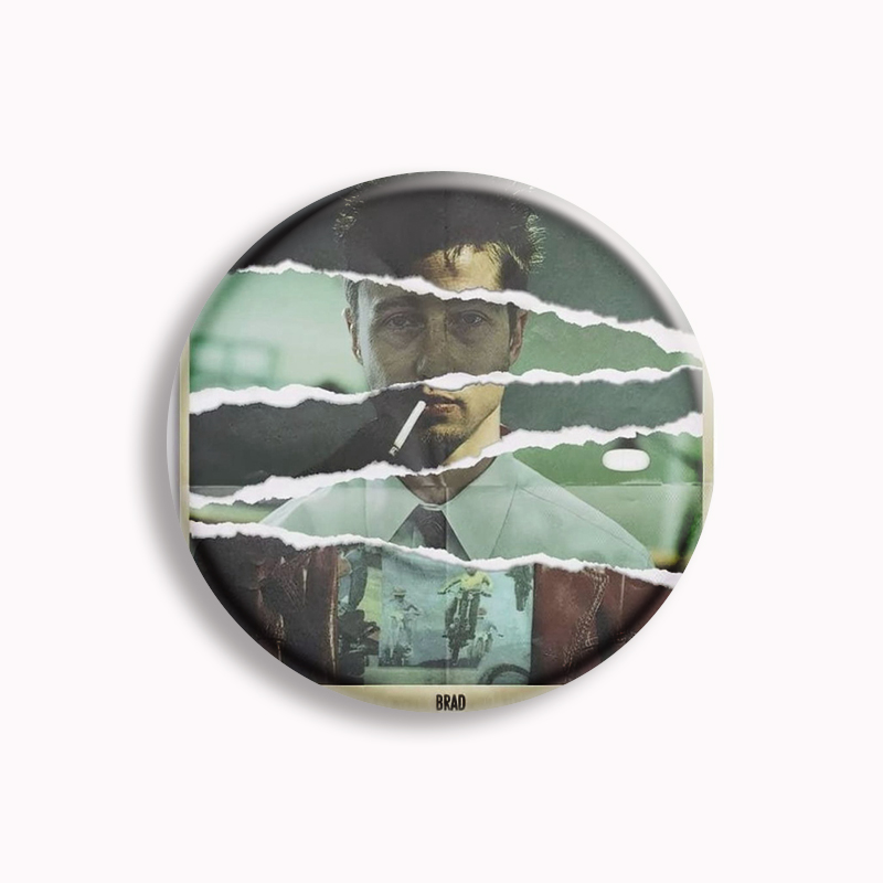 Retro Classic Film Fight Club  – Vintage Collectible Buttons recenzja i cena