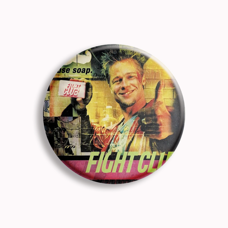 Retro Classic Film Fight Club  – Vintage Collectible Buttons recenzja i cena