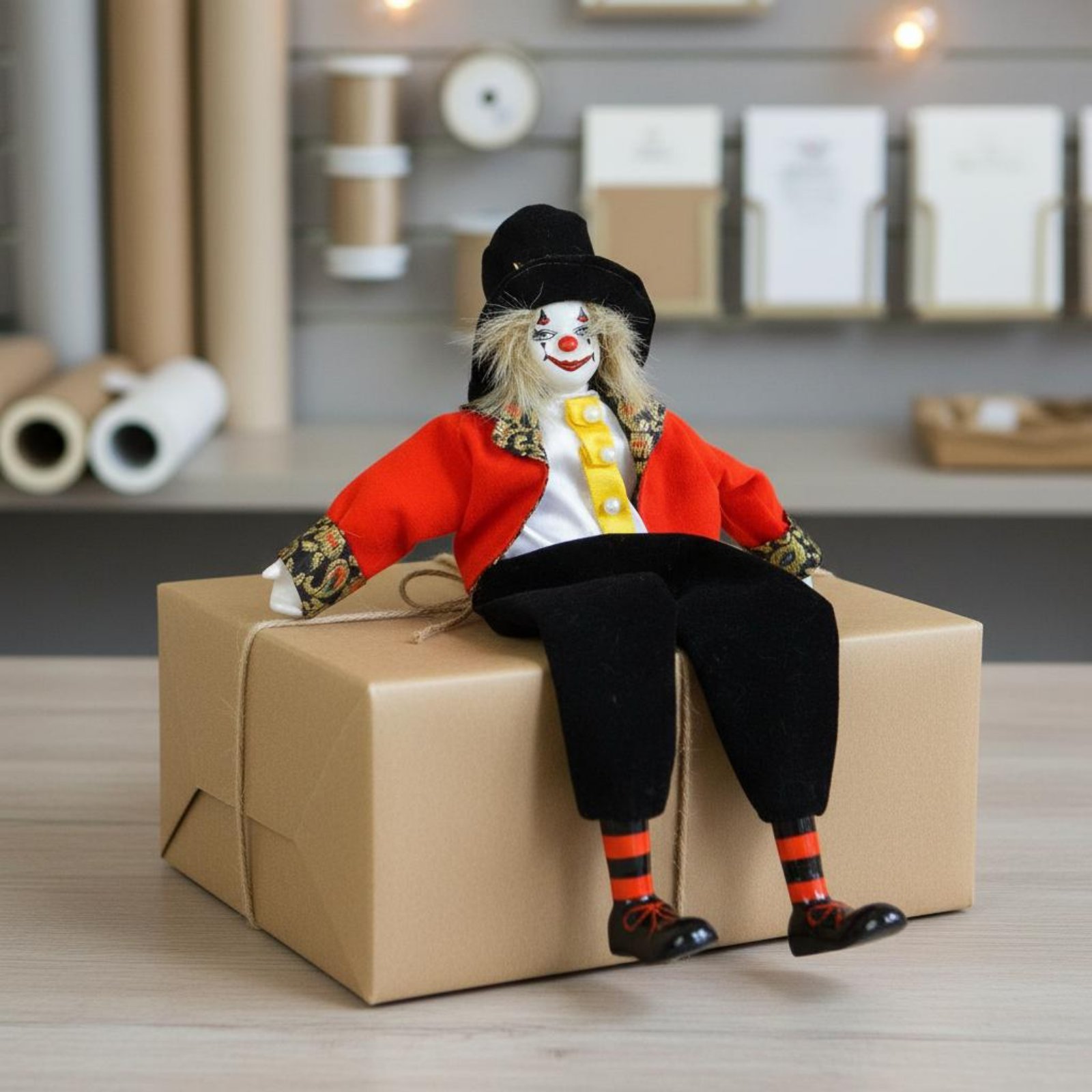 Miękka lalka klaun z miękkimi  – Vintage Collectible Clowns recenzja i cena